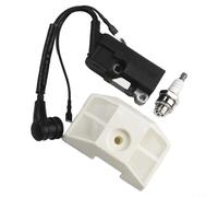 Yuanpgky Bobine d'allumage et filtre à air pour tronçonneuse chinoise série 4500, 5200, 5800, pièces de rechange compatibles avec les modèles 45cc, 52cc, 58cc