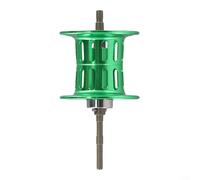 Yuanpgky Bobine de moulinet de pêche en forme de goutte d'eau, longue bobine pour appât, compatible avec ABU BMAX3 PMAX3 B3 P3 S3 SMAX3 ORRA2SX OMAX3 PURMAX3 REVO4, pièce de moulinet en métal pour