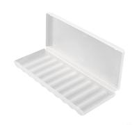 Yuanpgky Boîte de rangement de piles en plastique rigide avec 10 emplacements pour piles AA et AAA, solution de rangement d'outils domestiques (AA-10)