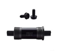 Yuanpgky Boîtier de pédalier en alliage pour VTT et E-For Bike, cartouche conique carrée de 110 à 126 mm compatible avec cadre, noir (110 mm)