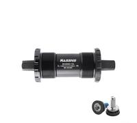 Yuanpgky Boîtier de pédalier pour axe conique carré à roulement scellé 68 mm avec options de longueur 103/107/113/118/127 mm, filetage BC 3,5 cm x 24T, essieu en acier chromé (68 x 118 mm)