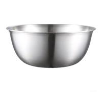 Yuanpgky Bol mélangeur en acier inoxydable avec marques de mesure, bol de cuisine profond de qualité 316 pour la cuisson de la salade, bol mesureur de couleur crème, 25 cm (16 cm)
