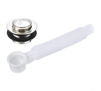 Yuanpgky Bonde de baignoire en laiton avec siphon trop-plein et siphon pour un drainage efficace de la salle de bain