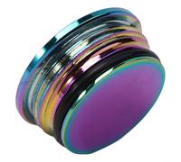 Yuanpgky Bouchon d'alésage d'étrier de frein à disque hydraulique pour vélo Hope Tech 3 E4, grande couverture en alliage d'aluminium, compatible avec freins Hope, 19,8 x 9,2 mm, 5 g (lot de 1)