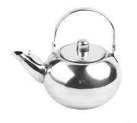 Yuanpgky Bouilloire en acier inoxydable, grande capacité de 2 à 5 l avec passoire, pour l'infusion du café ou du thé, 2,5 L, buse anti-fuite, pour la maison, la cuisine, le bureau (1 l)