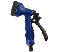 Yuanpgky Buse de pulvérisation de tuyau d'arrosage haute pression, 7 modes d'eau réglables pour le nettoyage de la cour et de la voiture, pour une baguette en plastique durable avec/douche/brume/cône