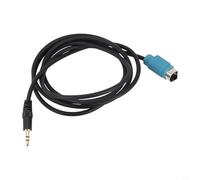 Yuanpgky Câble adaptateur audio auxiliaire stéréo KCE-236B 3,5 mm - Compatible avec les récepteurs intégrés (modèles 2008 et plus), construction ABS, Direct -and-Play