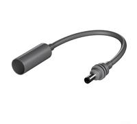 Yuanpgky Câble d'extension Mini DC - Câble adaptateur d'alimentation 12 V femelle vers mâle pour mini kit Internet satellite, boîtier ABS, longueur 17 cm, gris