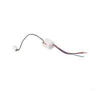 Yuanpgky Capteur d'occupation de plafond pour mini détecteur de mouvement PIR encastré à 360°, portée de 6 m, IP20, 110-240 V AC, compatible avec fonctionnement jour et nuit,