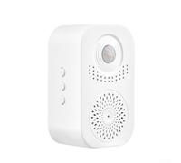 Yuanpgky Carillon de porte à détecteur de mouvement avec volume réglable et 20 enregistrements vocaux pour système de sécurité domestique, compatible avec les appartements, les magasins et les