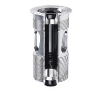 Yuanpgky Casque de fourche avant en alliage d'aluminium avec tube de fourche de 28,6 mm et extenseur de tube de fourche pour vélo de route et VTT (noir)