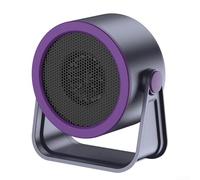 Yuanpgky Chauffage soufflant portable compatible avec une utilisation au bureau, chambre à coucher, unité de chauffage de bureau compacte avec réglages réglables, fonctionnement silencieux et