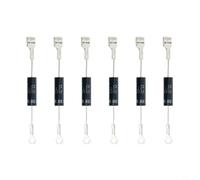 Yuanpgky CL01-12 Diode unidirectionnelle haute tension pour four à micro-ondes, courant direct de 350 mA, tension inverse de crête de 12 kV, configuration des bornes de bande, pour ménage (6 pièces)