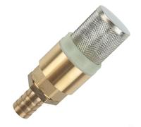 Yuanpgky Clapet anti-retour d'aspiration avec écran en acier inoxydable contrôle de l'eau en laiton pour irrigation agricole jardin piscine 1,9 cm 1,9 cm (150)