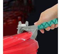 Yuanpgky Clé à bonde 3 en 1 pour fûts en acier et en plastique de 37 à 180 litres avec construction en alliage d'aluminium et poignée ergonomique (B)