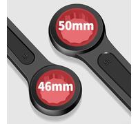 Yuanpgky Clé à tuyau, clé droite robuste de 24 à 60 mm pour une utilisation automobile et industrielle, forgée à partir d'acier à haute teneur en carbone, finition phosphatée résistante à la rouille