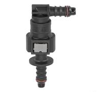 Yuanpgky Connecteur coudé à dégagement rapide SAE 9.49-ID6 90 degrés SAE 9.49-ID6 pour systèmes de distribution d'air et de carburant de moto - Nylon, 6 mm ID, 500 kPa contre-pression, -40 °C