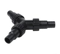 Yuanpgky Connecteur de tuyau de bassin en forme de Y - Valve de distribution d'eau réglable - Répartiteur de contrôle du débit pour fontaine de jardin, cascade, étang à poissons (01)