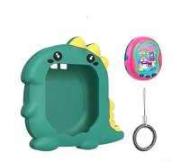 Yuanpgky Coque de protection en silicone compatible avec console électronique Tamagotchi-Uni pour animaux domestiques - Résistante aux chocs à 360° - Motif dinosaure - Étanche et lavable