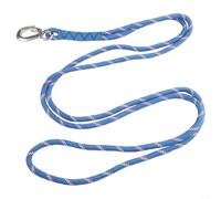 Yuanpgky Corde de balançoire en polyester avec mousqueton en acier inoxydable pour hamacs d'extérieur, balançoires et chaises suspendues - Capacité de charge de 200 kg, longueur 150 cm, bleu (longueur