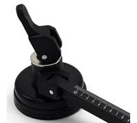 Yuanpgky Coupe-verre avec ventouse et poignée ronde pour coupe circulaire du verre, outil professionnel rotatif à 360° pour travaux manuels sur verre, ventilateur de cuisine et air (C)