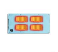 Yuanpgky Coussin chauffant intelligent USB 5 V 2 A, chauffe-mains pliable, 3 réglages de température 45-60 °C, tissu ultra doux double face, pour bureau et maison (bleu)