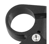 Yuanpgky Crochet pliable en alliage d'aluminium avec cloche pour accessoires de trottinette électrique 1S Pro de 21,6 cm, boucle de suspension noire pour fixation sécurisée du sac et du casque