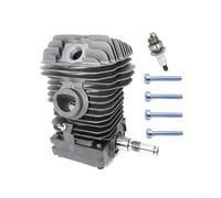 Yuanpgky Cylindre de tronçonneuse 42,5 mm avec bouchon d'allumage et connecteur de carter pour Stihl-023 025 MS230 MS250 pour performance en extérieur (composant B 42,5 mm)