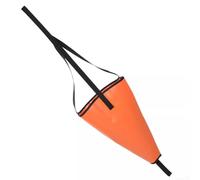 Yuanpgky Drift Sock Ancre de mer pour canoë, yacht, bateau gonflable et ski - PVC robuste avec sangle renforcée, 5 tailles (S/M/L/XL/XS), orange (S)