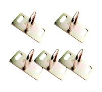 Yuanpgky E-For Lot de 5 crochets de fixation pour selle de vélo électrique - Construction en fer, tailles 40-50 mm, compatibles avec scooter électrique et cyclisme (45 mm)