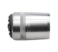 Yuanpgky Embout de canne à pêche en alliage d'aluminium pour protection de queue de canne à pêche avec insert en caoutchouc compatible avec cannes à pêche de 15 à 30,5 mm de diamètre (23 mm)