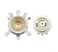 Yuanpgky Ensemble de connecteurs de base pour thermostat de bouilloire électrique avec contrôle précis de la température et design ignifuge, compatible avec la poignée supérieure de la vapeur (blanc)