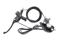 Yuanpgky Ensemble de frein à disque hydraulique pour vélo électrique, 160 mm avant et arrière, compatible avec les vélos électriques pliables de 14", DOT 4 uniquement, interface SM à 2 broches