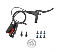 Yuanpgky Ensemble de freins électriques pour vélo électrique et scooter pliants, freins à disque hydrauliques à double piston avec câble étanche à 2 broches, pour aluminium CNC, plaquettes en métal