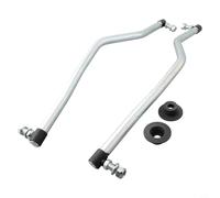 Yuanpgky Ensemble de liaisons de traction de direction robustes pour tracteurs de pelouse professionnels, compatible avec 532194740 532194741, extrémités réglables pour l'alignement des roues