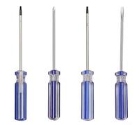 Yuanpgky Ensemble de mini tournevis double usage avec embouts magnétiques et poignée ergonomique pour réparation électronique, montage de meubles et entretien de voiture - 4 pièces et 6 pièces (1)