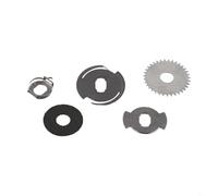 Yuanpgky Ensemble de plaquettes de frein en aluminium pour petit moulinet GW jaune compatible avec les moulinets de pêche Guandong, Drag Clicker, alarme de déchargement, chute d'eau, roue modifiée