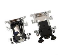 Yuanpgky Ensemble de poulie à roulettes pour porte coulissante en bois avec roue en nylon et coque en fer, kit de quincaillerie de rechange pour armoire ou portes coulissantes d'armoire, (1 ensemble)