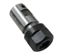 Yuanpgky ER11 Mandrin de serrage pour outils de tour - Tige d'extension d'arbre moteur, compatibilité de 3 mm à 10 mm, broche en acier pour accessoires d'outils électriques, argent et noir (ER11-4 mm)