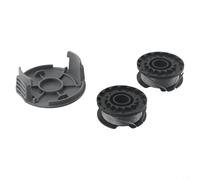 Yuanpgky F016800569 F016800385 Ensemble de fil de débroussailleuse et cache-bobine compatible avec Bosch Easy Grass Cut 23/26/18/18-26, pièces de rechange 4 m x 1,6 mm