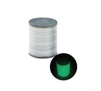 Yuanpgky Fil de fixation de mouches en polyester 150D pour la pêche, fait à la main avec options luminescentes et multicolores, 100 m par rouleau, compatible avec les crochets d'assistance et (C)