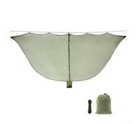 Yuanpgky Filet léger et portable pour hamac et camping - 340 cm x 140 cm - En nylon 210T respirant - Avec pliage compact (20 cm x 12 cm) - Noir (vert)
