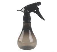 Yuanpgky Flacon pulvérisateur portatif de 250 ml pour jardin et maison, pulvérisateur brumisateur portable en plastique avec tête, atomisation fine pour plantes, fleurs, salon de coiffure, PET (noir)