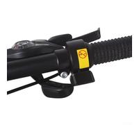 Yuanpgky Gâchette d'accélérateur pour vélo électrique - Compatible avec vélo électrique et scooter, longueur de câble de 1,6 m, construction en plastique, noir (étanche)