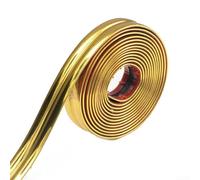 Yuanpgky Garniture d'angle flexible, protection d'angle mural, bande décorative pour coins de fenêtres, tables (doré)