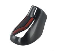 Yuanpgky Garniture de pommeau de levier de vitesse pour XC60 S60 V40 S80 2013-2017, style fibre de carbone ABS, accessoire intérieur noir