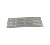 Yuanpgky Grille d'aération en acier inoxydable pour barbecue, foyer en maçonnerie et cuisine extérieure - 34,3 x 13,3 cm - Avec matériau 304 résistant à la rouille et
