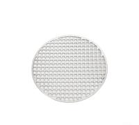 Yuanpgky Grille de barbecue de camping en acier inoxydable - Filet métallique rond pour barbecue, pique-nique, fête de jardin - Compatible avec divers poêles, 28 cm de diamètre, 2 mm d'épaisseur (22
