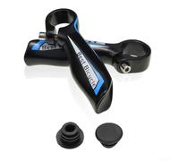 Yuanpgky Guidon de vélo de montagne en alliage d'aluminium pour vélo de 22,2 mm, compatible avec les vélos de route rouge/bleu/vert, 118 x 81 x 28 mm (bleu)