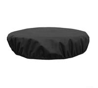 Yuanpgky Housse de feu d'extérieur en tissu Oxford 600D pour foyers au sol, housse de barbecue ronde résistante aux intempéries avec durabilité renforcée, protection toutes saisons pour brasero (81,3